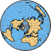 Lambert equal-area azimuthal.