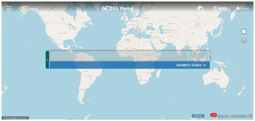 Geo portal del Grupo de Observación de la Tierra (GEO).